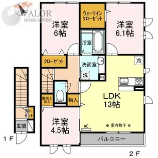アウローラスズキ【2階】の間取り