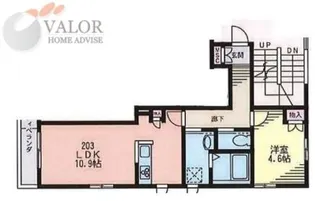 キャッスルハラ【2階】の間取り