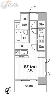 JMF RESIDENCE 町田【2階】の間取り