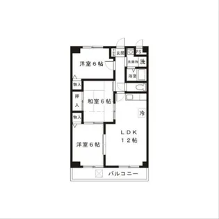 リバーリッジ町田【4階】の間取り