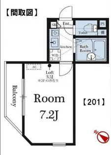 オルテンシア【1階】の間取り
