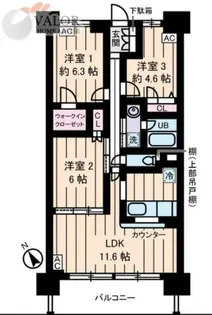 フォレストフローラ【4階】の間取り