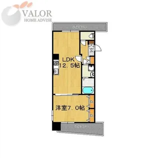 パークヒルズ町田【6階】の間取り