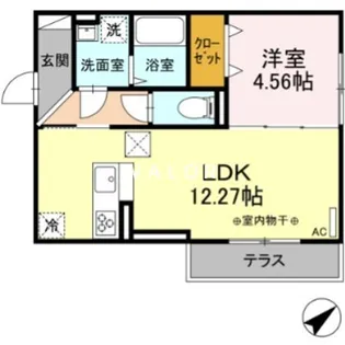 リュミエール ミナミ【1階】の間取り