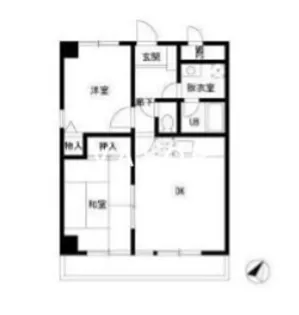 コンフォートソシアK【1階】の間取り