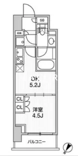 TOPAZ町田【6階】の間取り