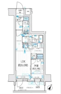 デュオステージ相模大野【4階】の間取り