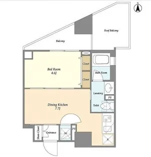 BPRレジデンス町田【13階】の間取り