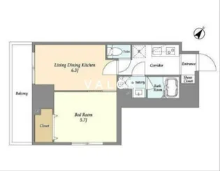 KDXレジデンス町田NORTH【7階】の間取り