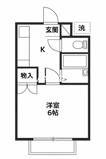 メゾンコシジ【203号室】の間取り