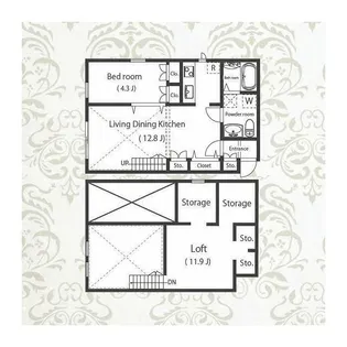 プリマ町田金森弐番館【1階】の間取り