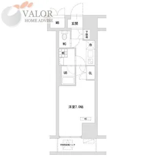 TLRレジデンス町田【3階】の間取り