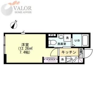 WithFun小田急相模原駅前【1階】の間取り