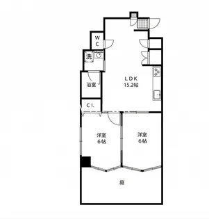 ディアアルテ【1階】の間取り