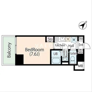 T’s garden 小田急相模原【4C号室】の間取り