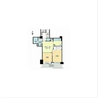 コスモ大和スターアベニューサードウイング【7階】の間取り