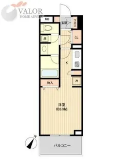 グラディート町田【5階】の間取り
