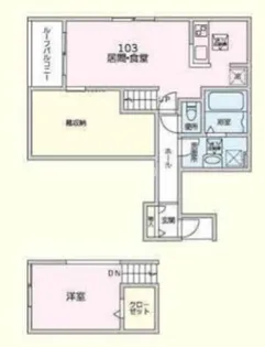 グランオネスト中町【1階】の間取り