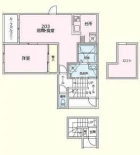 グランオネスト中町【2階】の間取り