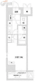 TLRレジデンス町田【13階】の間取り