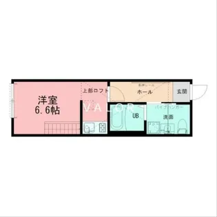 ハイロフト海老名【2階】の間取り