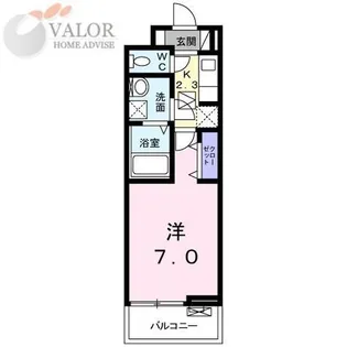 プリムヴェールIV【2階】の間取り