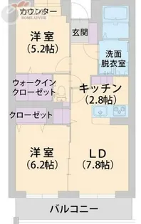 パラッツォ淵野辺 I【2階】の間取り