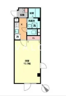 プレミール古淵II【303号室】の間取り