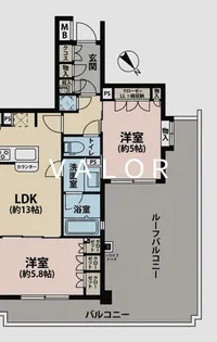 プライマリー相模大野ステーションフロント【1202号室】の間取り