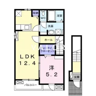 エレガント ブリーゼ【2階】の間取り