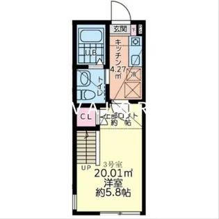 グレイス町田【1階】の間取り