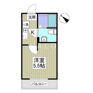 レジデンスウエスト淵野辺【1階】の間取り
