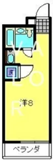 ノア東林間【104号室】の間取り