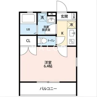 Ciel Bleu南林間【1階】の間取り