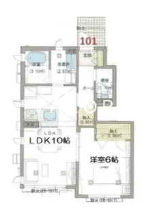 ドルチェヴィータ【1階】の間取り