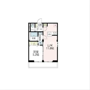 ルミヌ・シャンブル【3階】の間取り