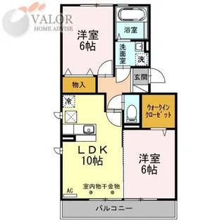 ソシア A【3階】の間取り