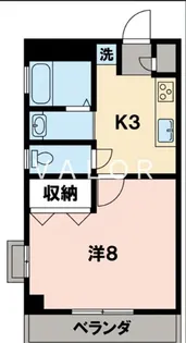 ビッグフィールド【1階】の間取り