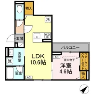 ヴェルレガーロ【2階】の間取り