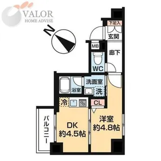 L’AVENIR町田【5階】の間取り