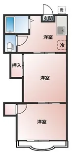 コウシャトー【202号室】の間取り