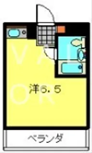 相模楽聖会館【306号室】の間取り