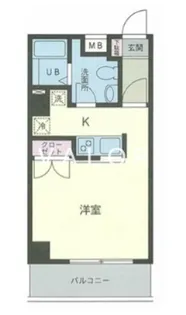 共栄町田ビル【202号室】の間取り
