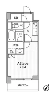 JMF Residence 町田【2階】の間取り