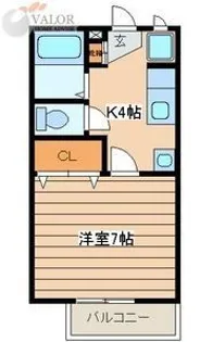 エクレール【2階】の間取り