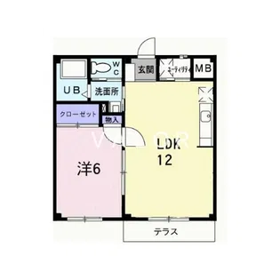 ロマニー高柳 II【1階】の間取り