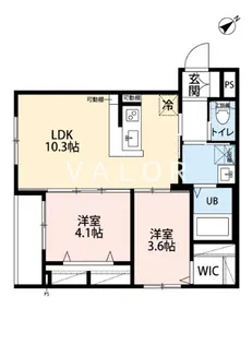 robot home 小田急相模原II【1階】の間取り