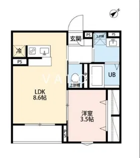 robot home 矢部IV【2階】の間取り