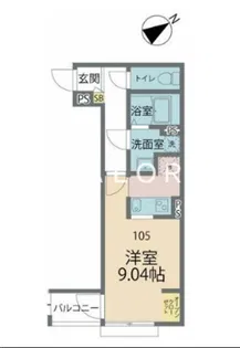 カインドネス矢部【1階】の間取り