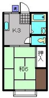 カワサキハイツ【201号室】の間取り